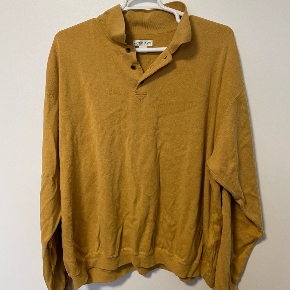 Cutter & Buck sweater, mustard, 4XT/4TGL